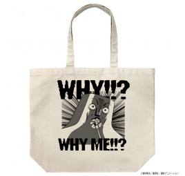 Bobobo‑bo Bo‑bobo Tote Bag Tokoro Tennosuke Why me!!? – Grand sac naturel | Papattes Store