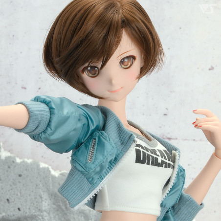 Blaues Kurzjacken-Set - Fashion-Outfit für Dollfie Dream - PAPATTES STORE