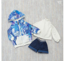 Paint Full Graphic Hoodie Set - Trendy Set for Dollfie Dream - PAPATTES STORE