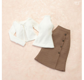 Pencil Skirt & Knit Top Set