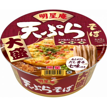 MYOJO-AN BIG CUP TEMPURA SOBA 112g - Tempura Soba Instantané Japonais