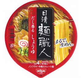 CUP MEN SHOKUNIN SHOYU 88g - Ramen Instantané Japonais à la Sauce Soja