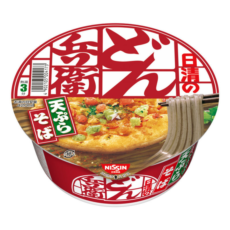 Donbe Cup Tempura Soba 100g – Nouilles japonaises instantanées