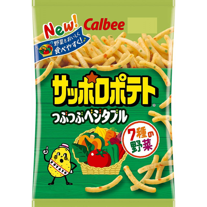 Calbee Sapporo Potato – Japanischer Gemüsesnack 80g