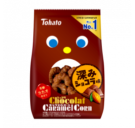 Schoko-Karamell-Corn 65g – Knuspriger japanischer Maissnack