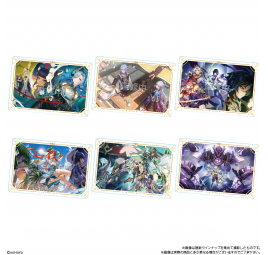 Genshin Impact Sticker Wafer Vol.2 – Autocollants Métalliques & Gaufrettes par Bandai