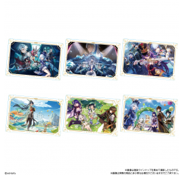 Genshin Impact Sticker Wafer Vol.2 – Autocollants Métalliques & Gaufrettes par Bandai