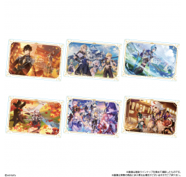 Genshin Impact Sticker Wafer Vol.2 – Autocollants Métalliques & Gaufrettes par Bandai