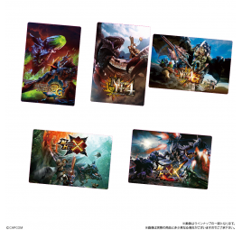 Monster Hunter 20th Anniversary – Cartes Métalliques & Gaufrettes par Bandai