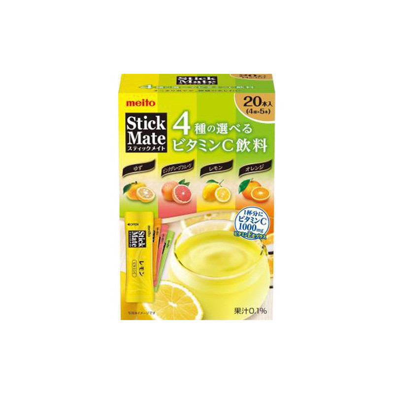 Stick Mate Vitamin C 20P | Fruchtige Sticks Nahrungsergänzung