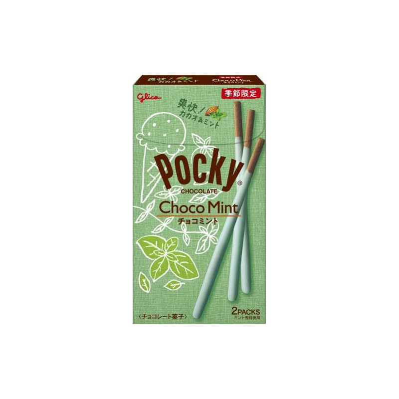 Pocky Chocolat Menthe – Snack japonais Glico édition limitée