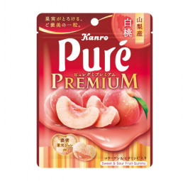 Premium Yamanashi Weiße Pfirsich Gummy Püree | Japanischer Fruchtsnack