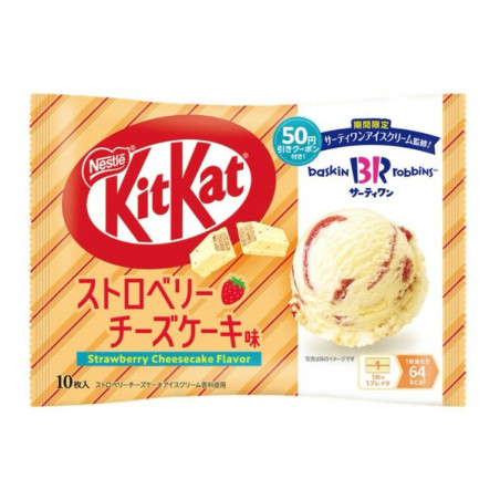 Kit Kat japonais saveur Strawberry Cheesecake × Baskin Robbins – édition limitée gourmande