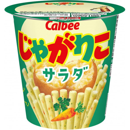 Jagariko Salad 57g – Crispy Japanese Potato Snack | Calbee