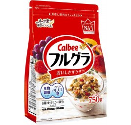 Frugra Calbee - Granola japonais aux fruits et céréales | 750g