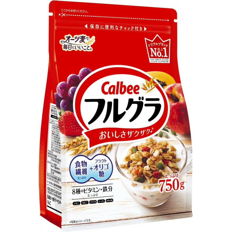 Frugra Calbee - Japanese Fruit & Cereal Granola | 750g
