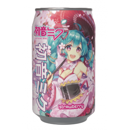 Hatsune Miku Soda Fraise – Édition Collector – 330 ml