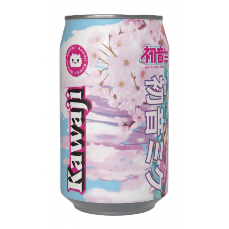 Hatsune Miku Strawberry Flavour Soda Can