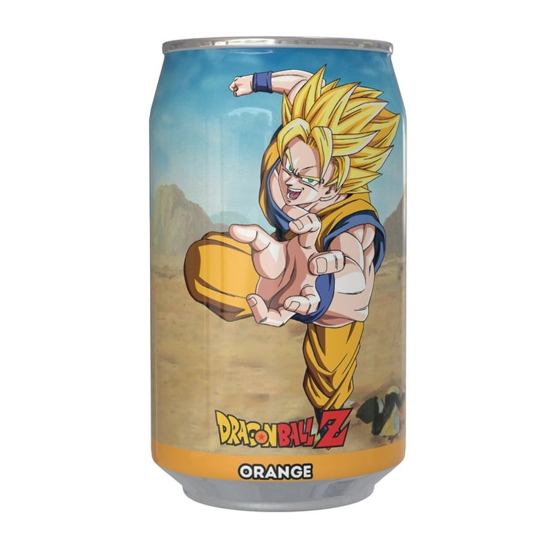 Dragon Ball Z – Soda Orange Goku Super Saiyan – Édition Collector – 330 ml