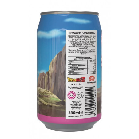 Dragon Ball Z Goten Strawberry Flavour Soda Can