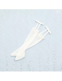 SDM Garter Socks / Mini (White / Lace)