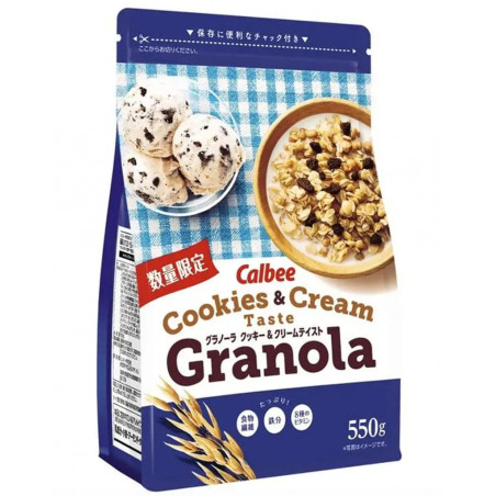 Calbee Granola Cookies & Cream – Limited Edition 550 g | Papattes Store