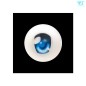 Dollfie animetic eyes F/20mm/Bright blue(Ruri)