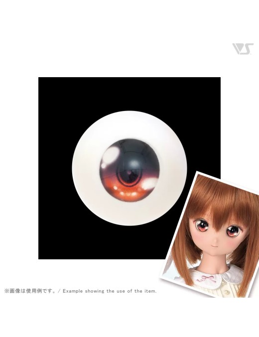 Dollfie Animetic Eyes V Type 22mm Madder Red
