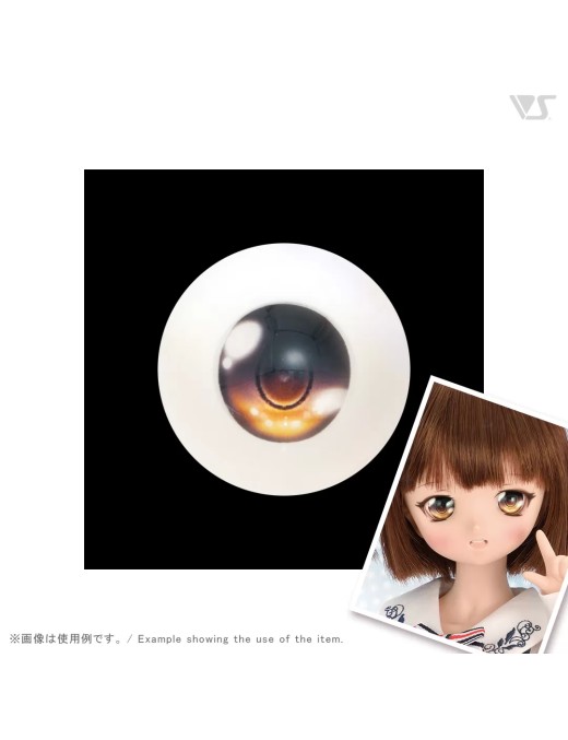Dollfie Animetic Eyes V Type 22mm Apricot