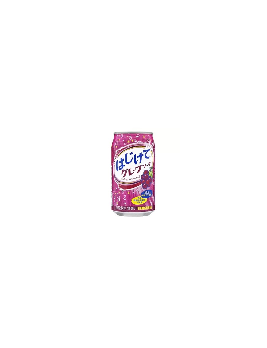 Hajikete Grape Soda 250ml | Boisson gazeuse japonaise au raisin