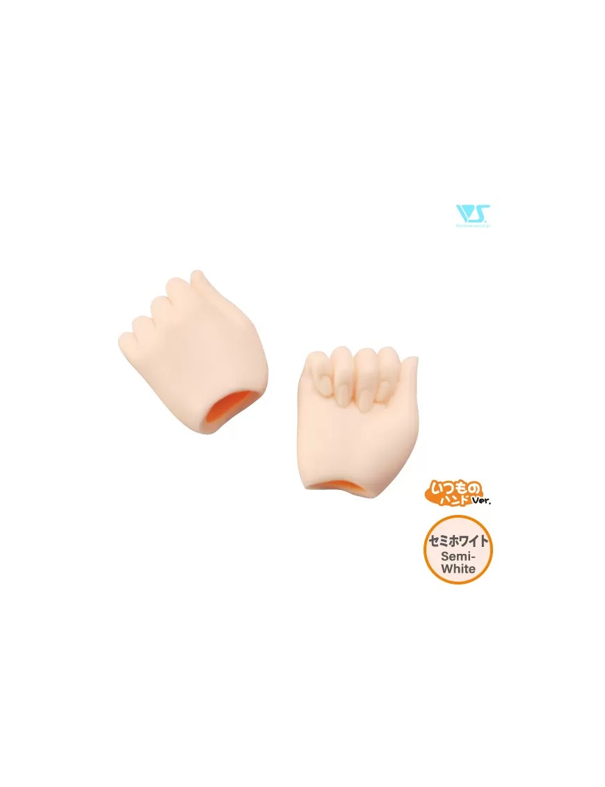 DD Option Parts DDII-H-07-SW / Loosely Fisted Hands (Semi-White)