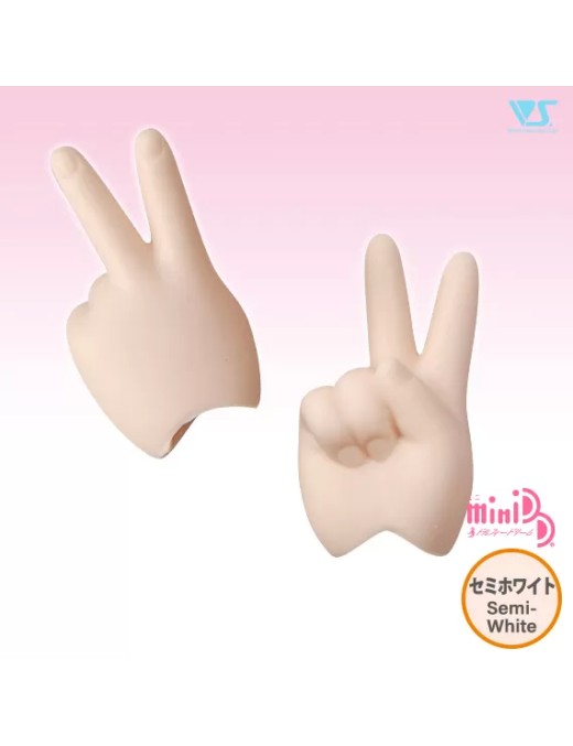 MDD-H-02-SW/ Scissors/Peace Hands / Semi-White