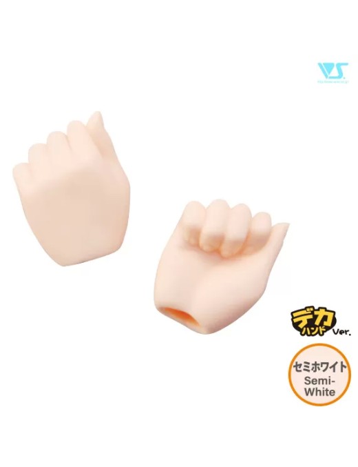 DDII-H-07B-SW / Loosely Fisted Hands (Large Ver.) / Semi-White